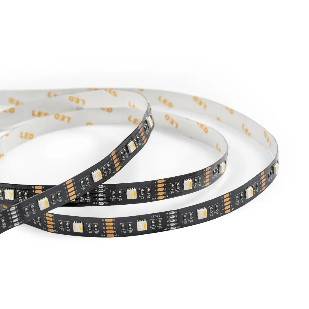 5050 30LED/M RGBW Color Changing Black Board USB Flexibl LED Strip